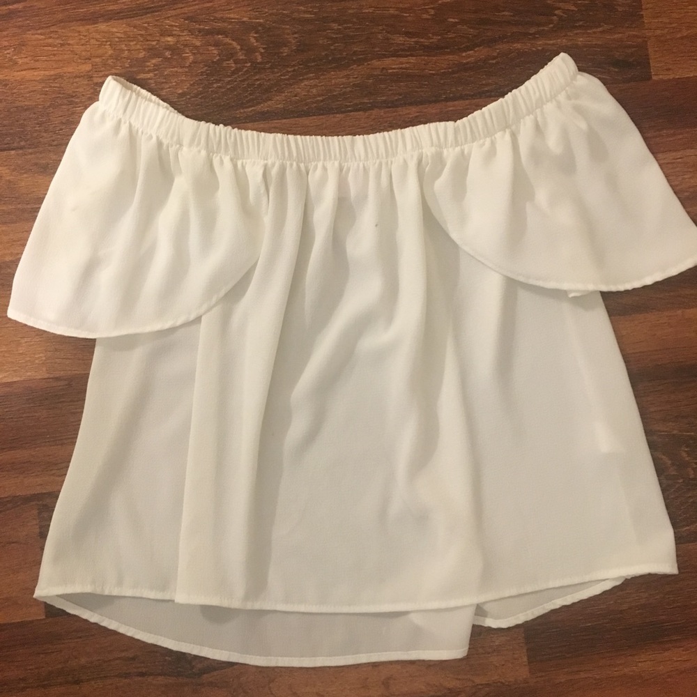 White Off Shoulder Blouse